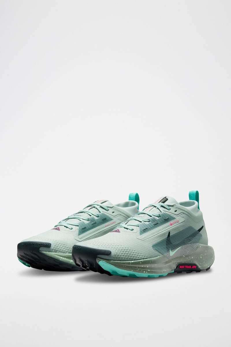 Nike Pegasus Trail 5 Gore-Tex - Gris claro y verde agua