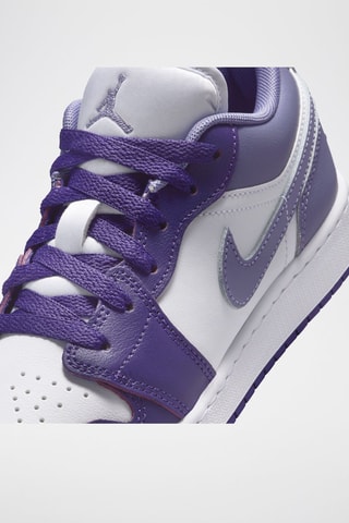 Air Jordan 1 Low en cuir - Violet