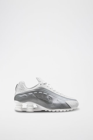 Shox R4 - Blanc et gris foncé