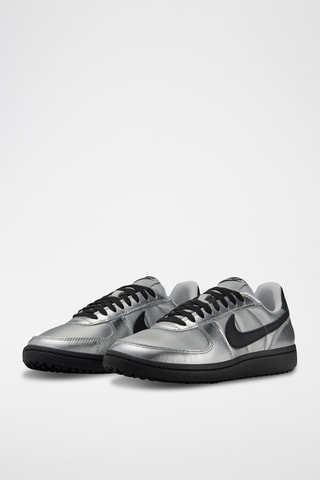 Nike Field General en cuir - Argenté