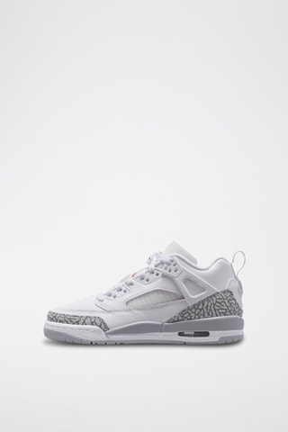 Jordan Spizike Low en cuir - Blanc
