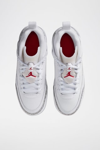 Jordan Spizike Low en cuir - Blanc