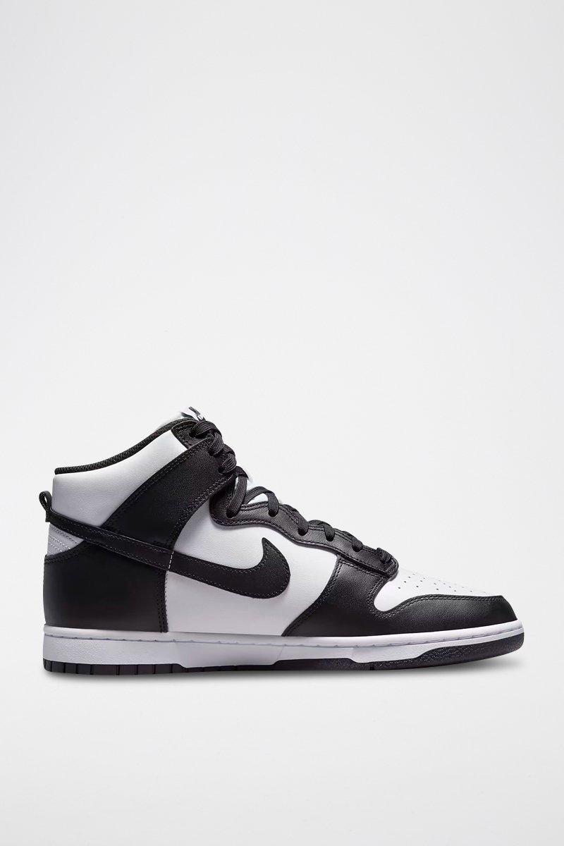 Dunk High Retro en cuir - Noir et blanc - Nike