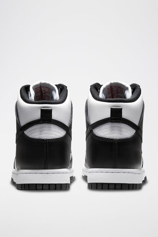 Dunk High Retro en cuir - Noir et blanc - Nike