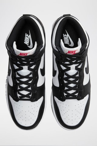 Dunk High Retro en cuir - Noir et blanc - Nike