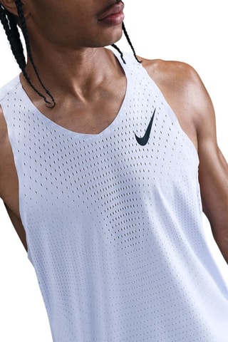 Débardeur de running Nike AeroSwift - Gris clair
