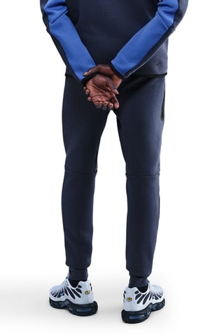 Pantalon slim Tech - Indigo et noir