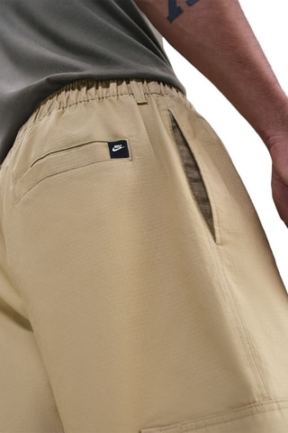 Pantalon cargo Club - Beige et blanc