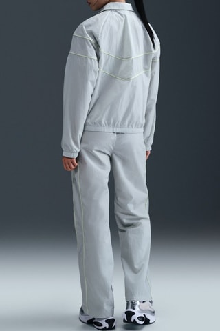 Pantalon taille haute Nike Windrunner - Gris clair