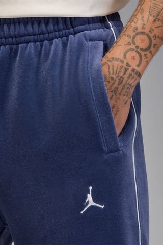 Pantalon de survêtement en velours Brooklyn - Bleu cobalt