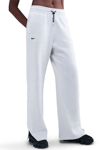 Pantalón de tiro alto Shox - Gris claro jaspeado