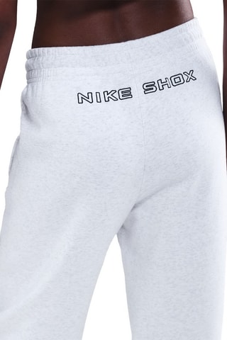 Pantalón de tiro alto Shox - Gris claro jaspeado