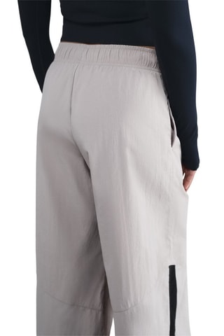 Pantalon wide legs taille haute Sportswear - Gris clair