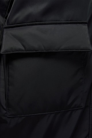 Parka oversize à capuche Flight - Noir