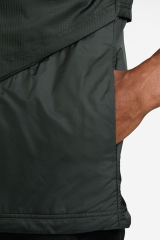 Veste sans manches - Vert foncé et blanc