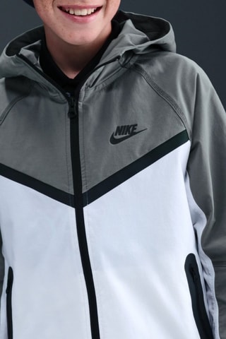 Veste à capuche Nike Tech - Blanc et gris clair