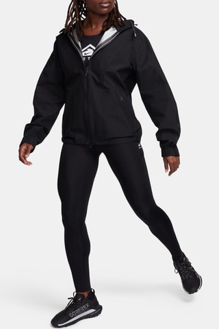 Veste de trail à capuche- Noir