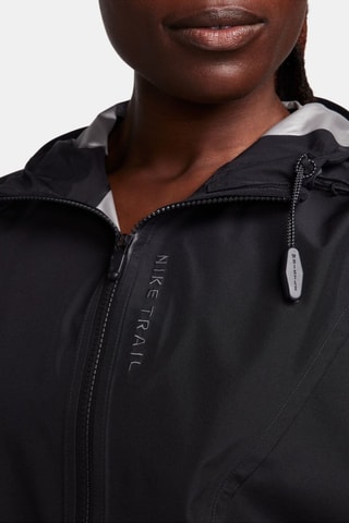Veste de trail à capuche- Noir