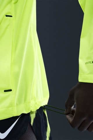 Veste de running à capuche Aeroswift - Vert fluo