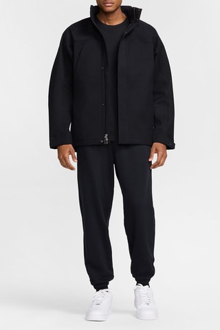 Veste à capuche en laine - Noir