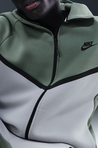 Veste à capuche Tech - Vert clair