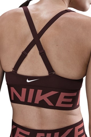 Brassière d’entraînement push-up Pro Indy Plunge - Bordeaux
