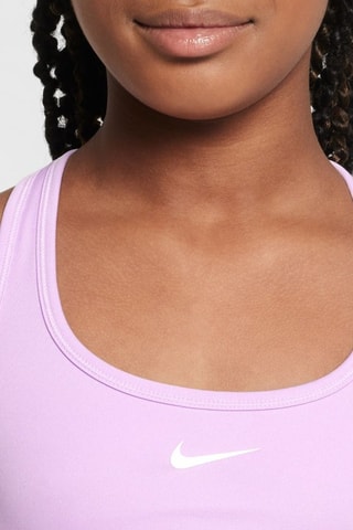 Brassière de sport Nike Swoosh - Mauve