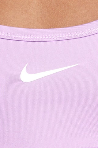 Brassière de sport Nike Swoosh - Mauve