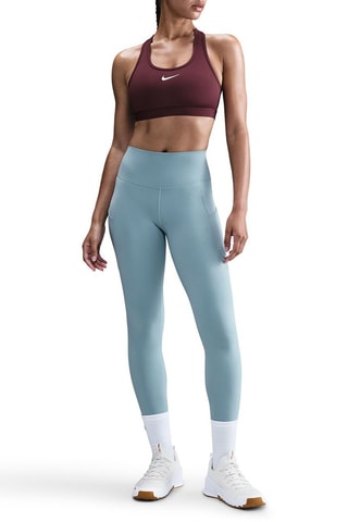 Brassière d’entraînement push-up Swoosh Medium Support - Bordeaux