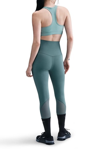 Brassière de sport push-up Swoosh - Vert clair