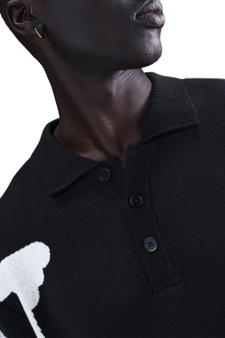 Polo de rugby Club - Noir et blanc