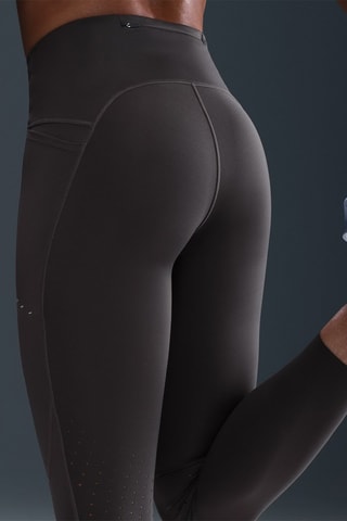 Legging de running taille haute Swift - Gris foncé