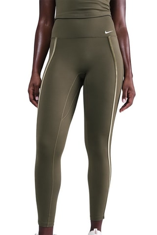 Legging 7/8 d’entraînement taille haute Nike one - Vert olive