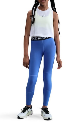 Legging d'entrainement Pro Big Kids - Bleu cobalt