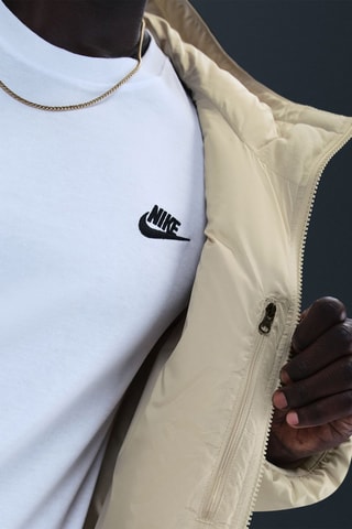Doudoune à capuche Windrunner - Beige