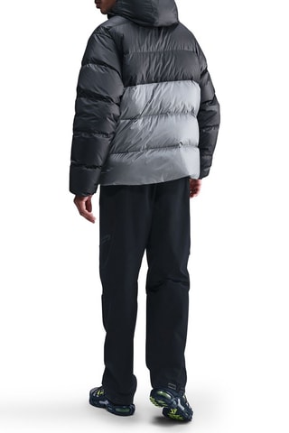 Doudoune à capuche Windrunner - Anthracite et gris