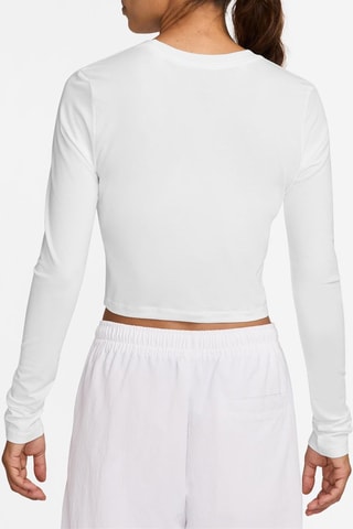 T-shirt cropped Chill - Blanc