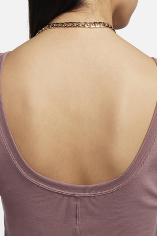 T-shirt Chill - Mauve et noir