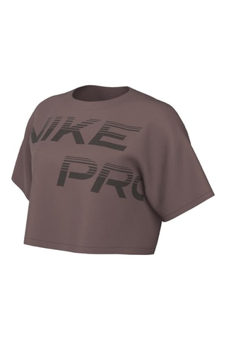 T-shirt cropped d'entraînement Dri-Fit Cotton - Mauve