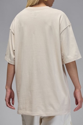 T-shirt oversize de basketball Flight - Beige