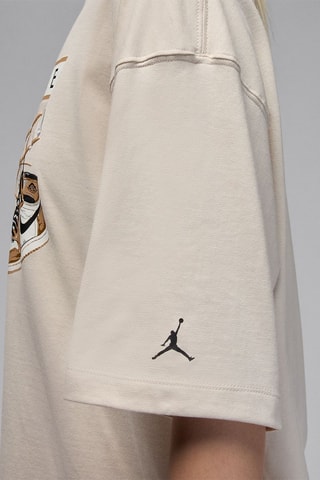 T-shirt oversize de basketball Flight - Beige