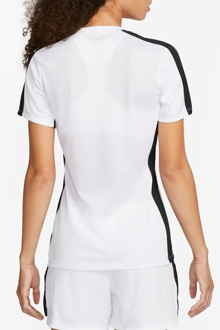 T-shirt de football Academy - Blanc et noir