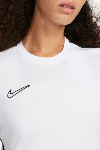 T-shirt de football Academy - Blanc et noir