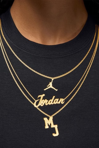 T-shirt cropped de basketball Flight - Noir