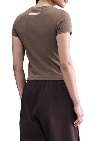 T-shirt slim Chill - Marron