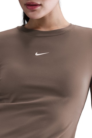 T-shirt slim Chill - Marron