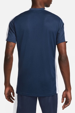 T-shirt de football Academy - Bleu marine et blanc