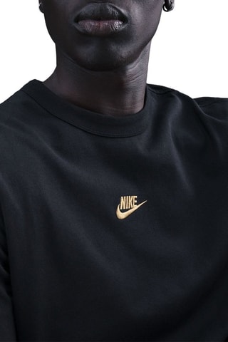 Camiseta de algodón orgánico Premium Essentials - Negro