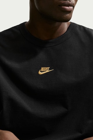 Camiseta de algodón orgánico Premium Essentials - Negro
