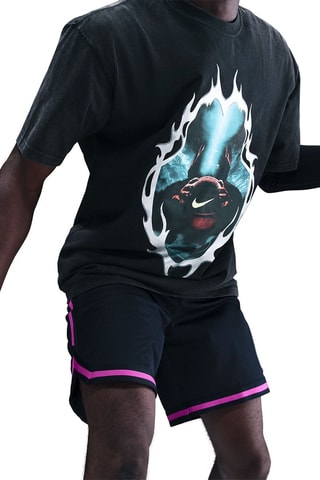 T-shirt de basketball Peak - Noir